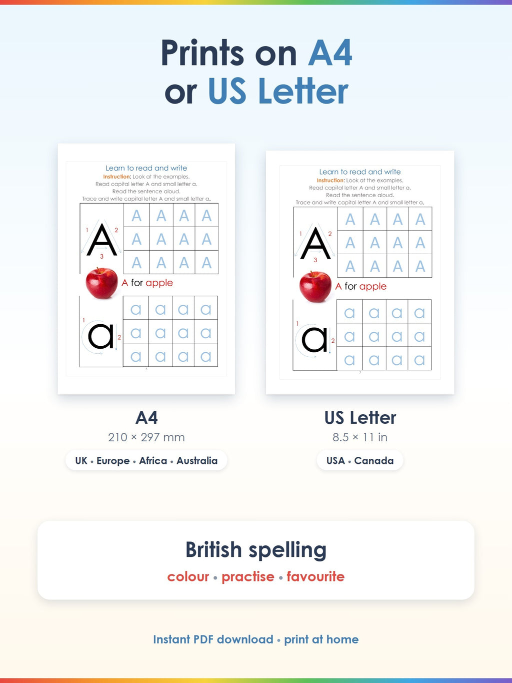 Learn to Write Starter Kit (UK & US Editions)