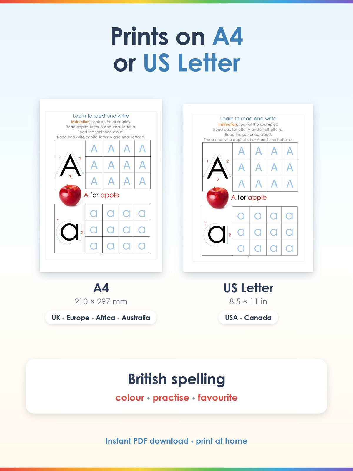 Learn to Write Starter Kit (UK & US Editions)